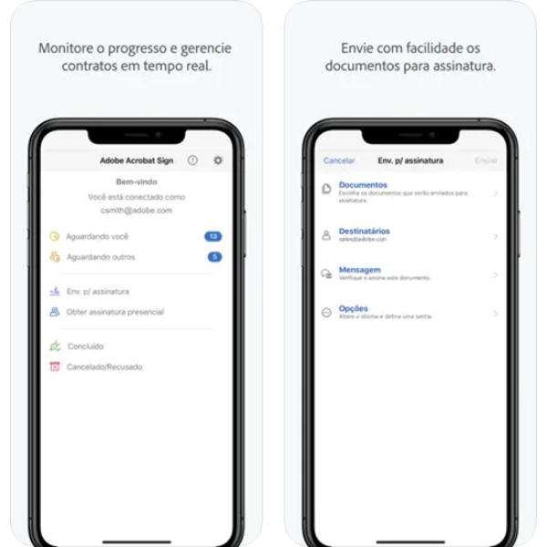 Adobe Acrobat Sign  aplicativos assinatura digital