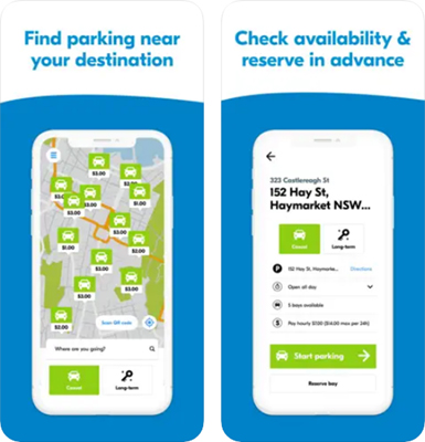 Parkable aplicativos estacionamento compartilhado