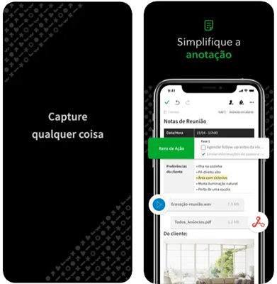 aplicativos organização doméstica evernote