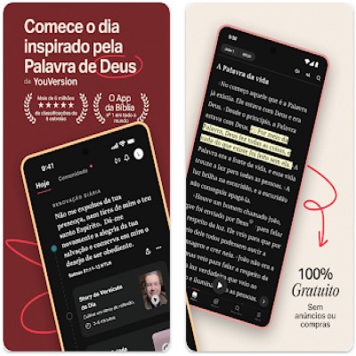 Aplicativos da Bíblia Sagrada no celular