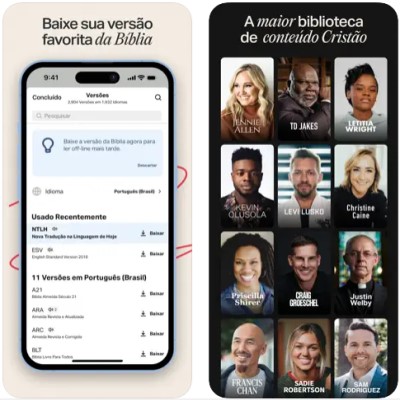 Aplicativos da Bíblia Sagrada no celular