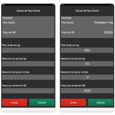 Aplicativos para pesar animais